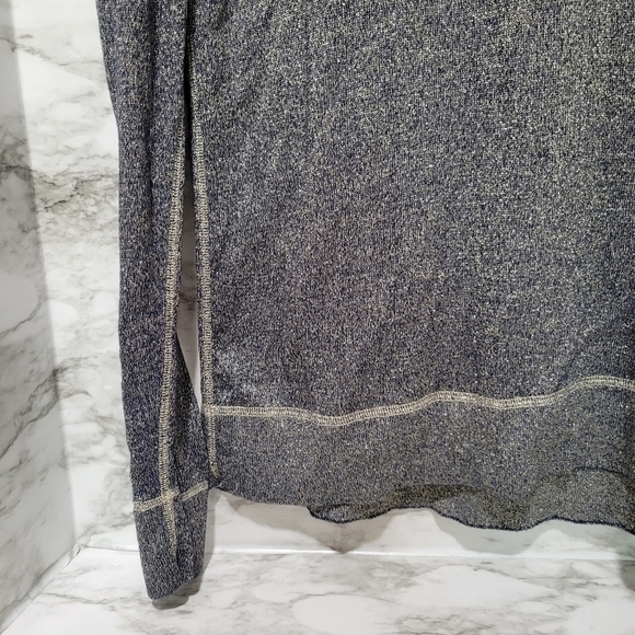 Joe Fresh Blue Gold Metallic Sweater XL - Picture 5 of 6